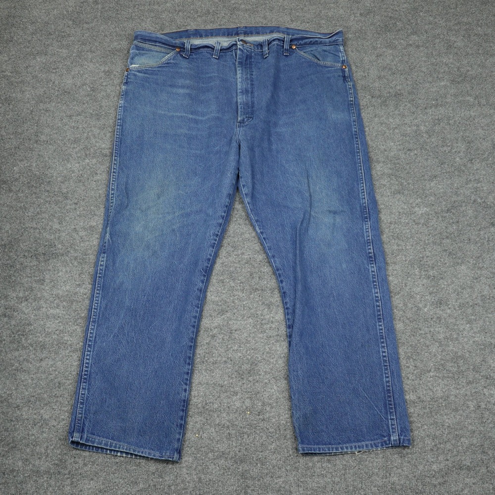 Wrangler Jeans Men 44x27 Blue Cowboy Cut 13MWZ Western Denim Straight Leg